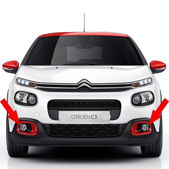 پرژکتور سپر جلو سیتروئن c3